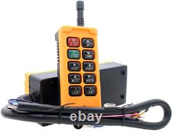 10 Key Hoist Crane Radio Wireless Remote Control Industrial Transmitter&Receiver
