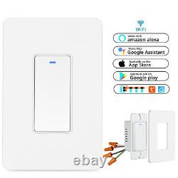 10-Pack Smart WIFI Light Switch For Alexa Google Home IFTTT With Remote Control