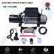 10000lb Electric Recovery Winch Truck Suv Steel Cable With Wireless Remote Control