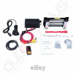 10000lb Electric Recovery Winch Truck SUV Steel Cable with Wireless Remote Control