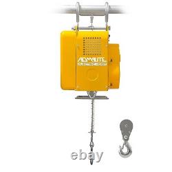 1100 lbs Electric Wire Rope Hoist with Wireless Remote Control
