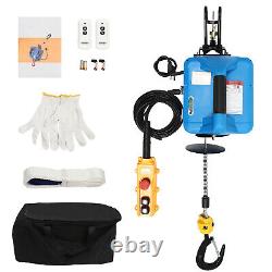 1100Lbs Electric Hoist with Wireless Remote Control 110V Electric Hoist Winch