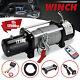 12500lbs 12v Electric Recovery Winch Truck Suv Wireless Withremote Control