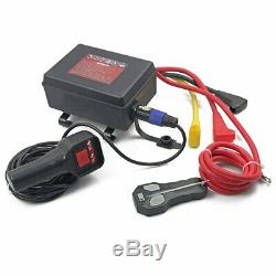 12V 12000lbs Winch Control Box Solenoid Wireless Remote Switch For ATV Pickup