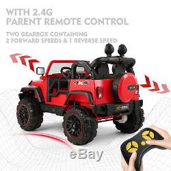 12V Kids Ride On Car Truck Battery Operated Wireless Remote Control 3 Speeds