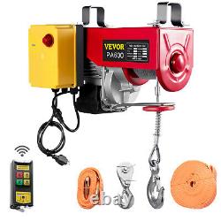 1320Lbs Electric Hoist Winch Engine Crane Overhead with Wireless Remote Control