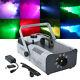 1500w 9 Led Color Smoke Effect Machine Stage Fogger Equipment Wireless Control