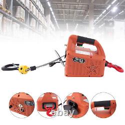 1500W Electric Hoist 110V Electric Winch 11000LBS and Wireless Remote Control