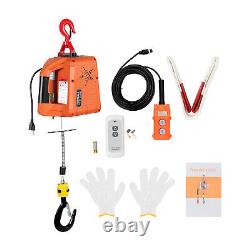 1500W Manganese Steel+Al Electric Hoist with Wireless Remote Control 1100LBS NEW