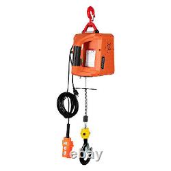 1500W Manganese Steel+Al Electric Hoist with Wireless Remote Control 1100LBS NEW