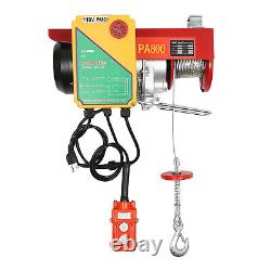1800Lbs Electric Hoist Winch Engine Crane Overhead with Wireless Remote Control