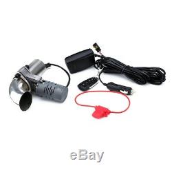 2.5'' Electric Exhaust Valve Control Downpipe Cut Out Catback Wireless Remote
