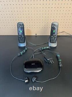 2 Logitech Harmony Touch Remote Model N-R0007 & N-R0006 Touch Screen With Cradle