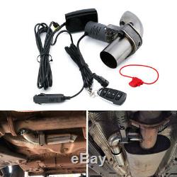 2 Type Electric Exhaust Valve Control Downpipe Cut Out Catback Wireless Remote