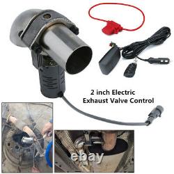 2 inch Electric Exhaust Valve Control Downpipe Cut Out Catback Wireless Remote