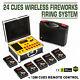 2020new+24 Cues Fcc Fireworks Firing System+1200 Cues Ce Wireless Remote Control