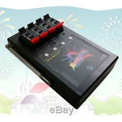 24 cues fireworks firing system 500M wireless remote control ABS Waterproof Case
