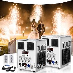 2Pack Cold Spark Machine 700W Wireless Remote Control Firework Stage Effect Show
