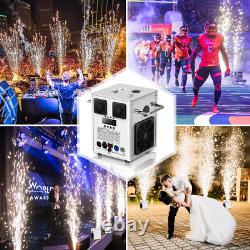 2Pack Cold Spark Machine 700W Wireless Remote Control Firework Stage Effect Show