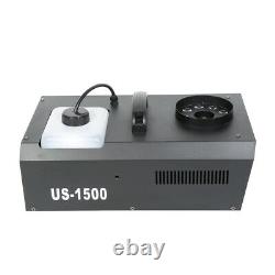 2x Fog Machine RGB 3in1 9 LED DMX512 Vertical Spray Stage Smoke Fogger with Remote