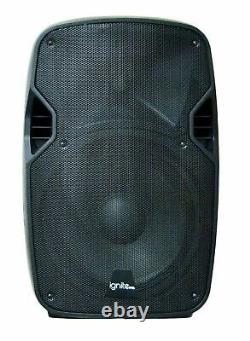 2x Ignite Pro 10 Pro Series Speaker DJ/PA System Bluetooth Playback 1500W