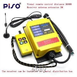 3000M Visual Control Distance PISO F21-2S-YY Industrial Wireless Remote Control