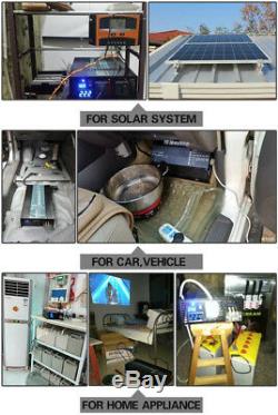 3000W Pure Sine Wave Inverter 24V 120V Car Power Home Solar Remote Control Camp