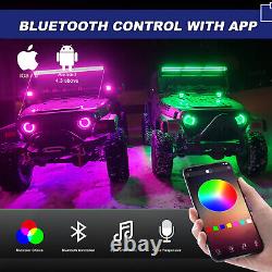 32Inch Curved LED Light Bar Offroad RGB Wireless Remote/ APP Control For SUV UTV