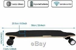 35 Electric Skateboard 350W 3 Speed Longboard with Wireless Remote Control