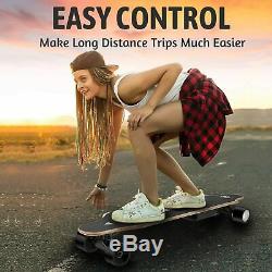 35inch Electric Skateboard Longboard 350W Wireless Remote Control Maple Deck