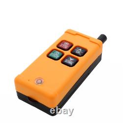 4 Key Crane Industrial Remote Control Wireless Transmitter Push Button Switch A