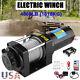 4000lbs 12v Electric Recovery Winch Truck Suv Wireless Remote Control