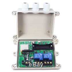 4G GSM Relay Switch 12V Solenoid Remote Control Wireless Gate Opener 2CH Output