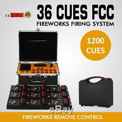 500M Wireless Remote Control 36 Cues Cold Fireworks Firing System Wedding Switch