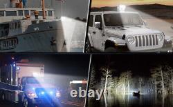 50W LED Remote Control Marine Boat Car Truck Searchlight Wireless Spotlight