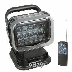 50W Remote Control Magnetic Spotlight Wireless LED Searching Lights Boat Trucks