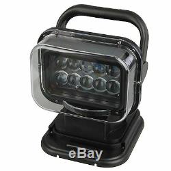 50W Remote Control Magnetic Spotlight Wireless LED Searching Lights Boat Trucks
