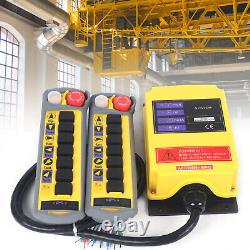 6 Channe Hoist Crane Wireless Remote Control Double Transmitters & Receiver IP64