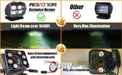 60W MOVOTOR Wireless Remote Control 360° Rotating Searchlight