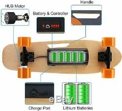 ANCHEER Electric Skateboard Motor Longboard Wireless Board Remote Control 350W