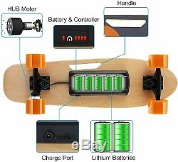 ANCHEER Electric Skateboard Motor Longboard Wireless Board Remote Control 350W #