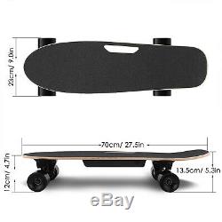 ANCHEER Electric Skateboard Wireless Remote Control Dual Motor Longboard Board #