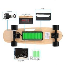 ANCHEER Electric Skateboard Wireless Remote Control Dual Motor Longboard Board