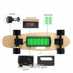 ANCHEER Electric Skateboard Wireless Remote Control Longboard Board@@