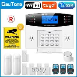 APP Remote Control Alarm Wireless Home Security WIFI GSM GPRS Alarm System New