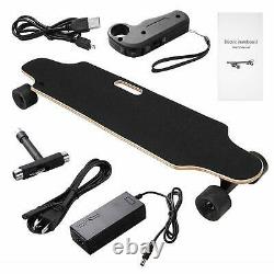 Aceshin Electric Skateboard Longboard with Wireless Handheld Remote Control 350W