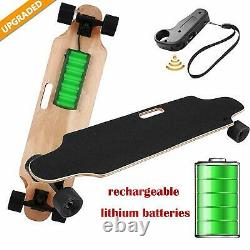 Aceshin Electric Skateboard Longboard with Wireless Handheld Remote Control 350W