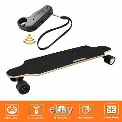 Aceshin Electric Skateboard Longboard with Wireless Handheld Remote Control Gift