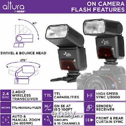 Altura Photo Professional Flash Kit for Sony Mirrorless Cameras (2 Pcs)