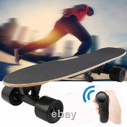 Ancheer Portable Electric Skateboard with Wireless Handheld Remote Control 350W